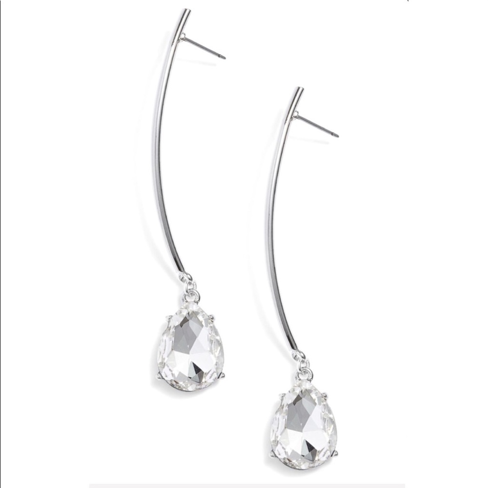 Halogen Gemstone Linear Drop Earrings
